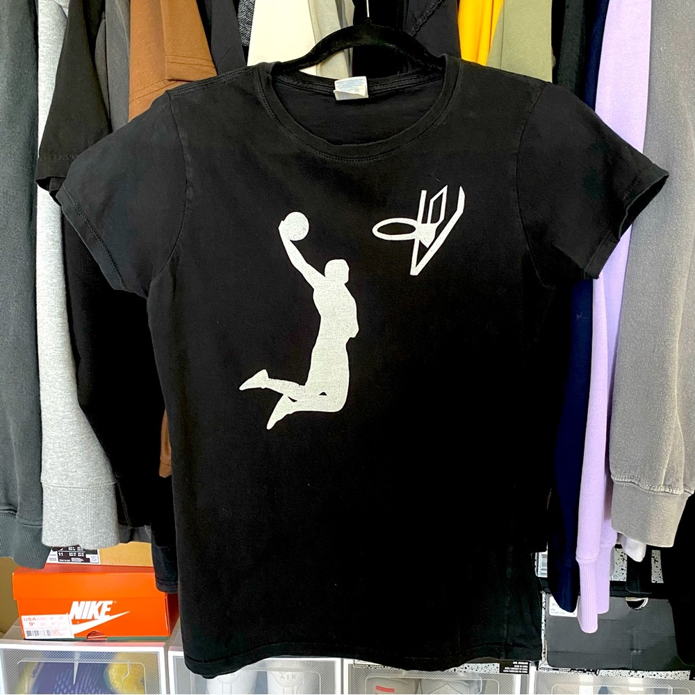 black basketball tshirt
